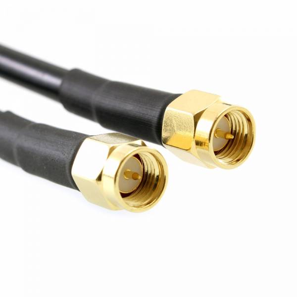 Двойной коакс. кабель N-Male/SMA-Male с позолотой 2.5м