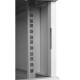 Стоечный шкаф 19" 4U, стеклянная дверь, 450мм, серый