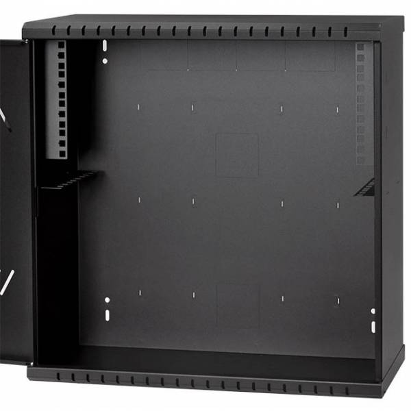 Стоечный шкаф 19" 3/4U, металлическая дверь, 180мм, черный