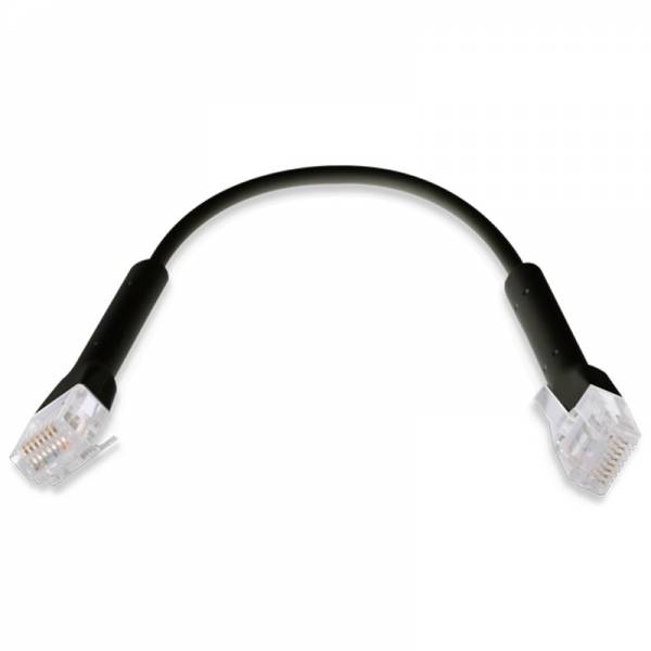 UniFi Ethernet патч-кабель, черный, 1м