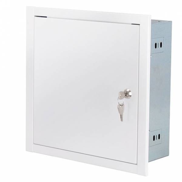 Встраиваемый монтажный шкаф OMP4 400x400x120, белый