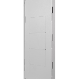 Угловой стоечный шкаф 19" 6U, 330мм, стеклянная дверь, серый