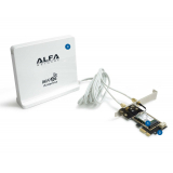 Alfa Wi-Fi 6E PCIe карта с панельной антенной