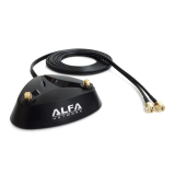 Alfa магнитная база для двух антенн ARS-AS02T